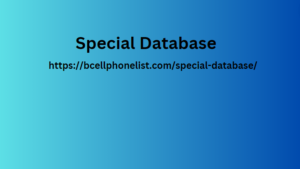 Special Database